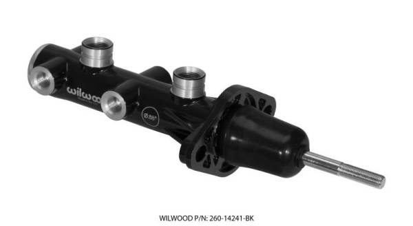 Wilwood - Wilwood Tandem Remote Master Cylinder - 7/8in Bore Black