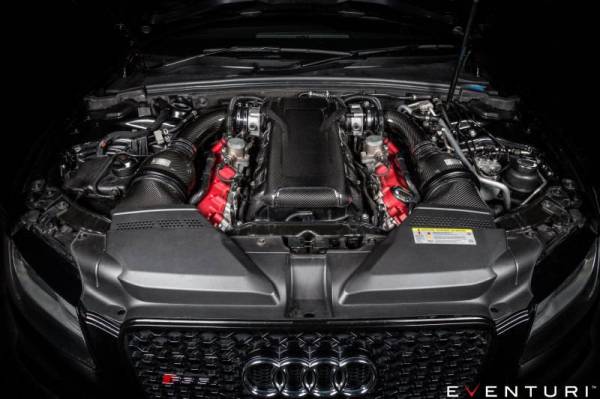 Eventuri - Eventuri Audi B8 RS5/RS4 - Black Carbon Engine Cover