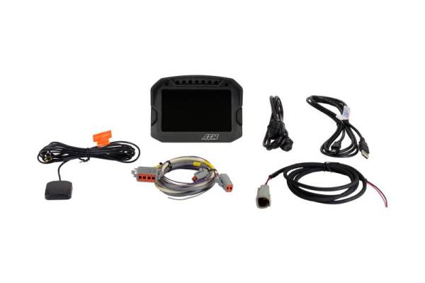 AEM - AEM CD-5LG Carbon Logging Digital Dash Display w/ Internal 10Hz GPS & Antenna