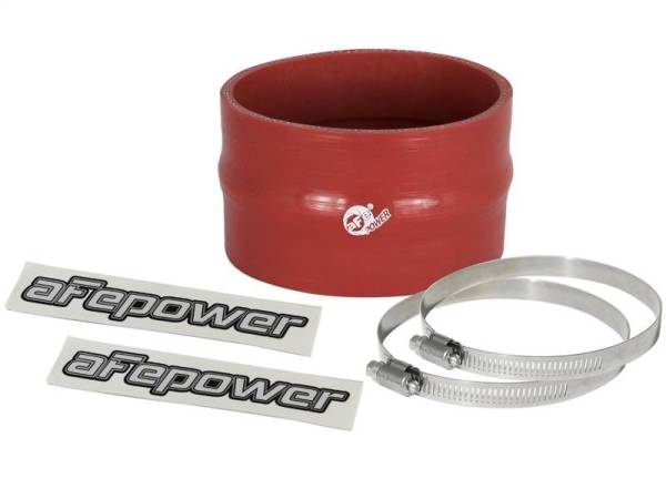 aFe - aFe Magnum FORCE CAI Univ. Silicone Coupling Kit (3.5in. ID / 2.25in. L) Straight w/Hump - Red