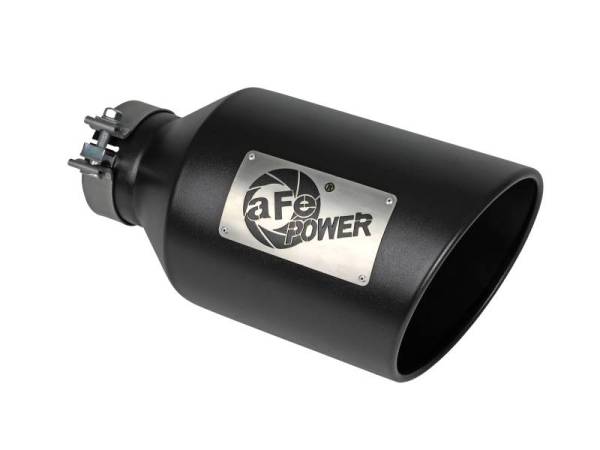 aFe - aFe Power MACH Force-Xp 409 Stainless Steel Clamp-on Exhaust Tip Black