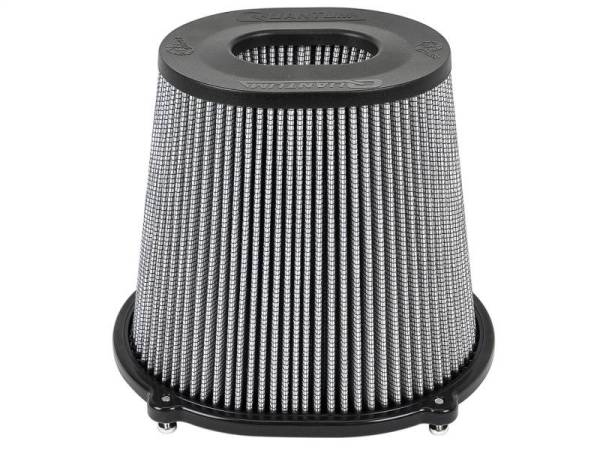 aFe - aFe Quantum Pro DRY S Air Filter Inverted Top - 5in Flange x 8in Height - Dry PDS
