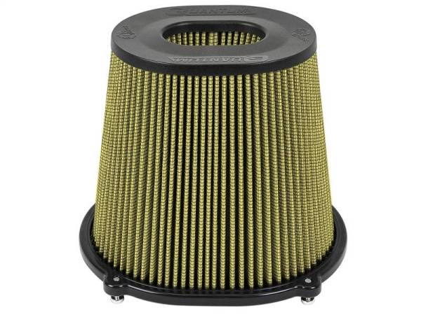 aFe - aFe Quantum Pro-Guard 7 Air Filter Inverted Top - 5in Flange x 8in Height - Oiled PG7