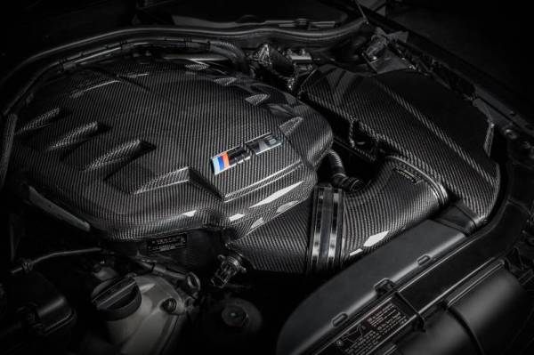 Eventuri - Eventuri BMW E9X M3 - Complete Black Carbon Inlet Plenum - No Emblem