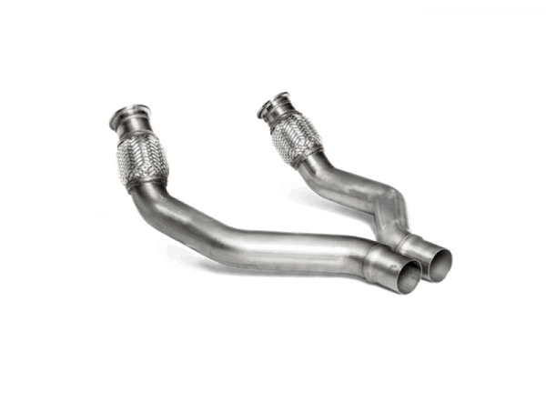 Akrapovic - Akrapovic Link pipe set (SS) - for Audi Sport Akrapovic exhaust system - L-AU/SS/4