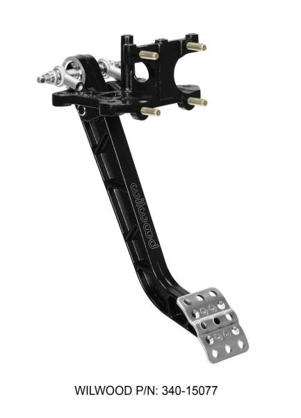 Wilwood - Wilwood Adjustable-Trubar Brake Pedal - Dual MC - Rev. Swing Mount - 6.25:1