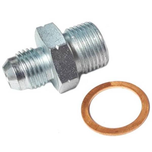 ATP - ATP Banjo Fitting/Bolt 14mm Banjo Fitting w/ -4AN Male Flare & 14mm Banjo Bolt (14mm X 1.5)