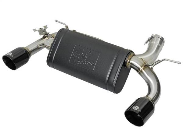 aFe - aFe MACHForce XP Exhausts Axle-Back 12-15 BMW 335i 3.0T (SS w/Black Tips)