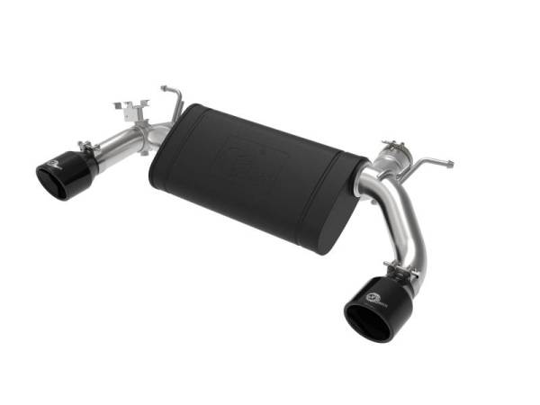 aFe - aFe MACHForce XP 3in to 2.5in 304 SS Axle-Back Exhaust w/ Black Tips 14-16 BMW M235i