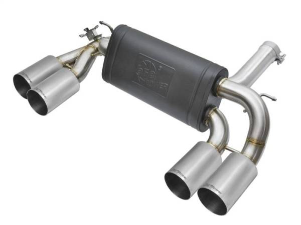 aFe - aFe MACHForce XP 3in - 2 1/2in Axle Back 304SS Exhaust w/ Polished Tips 16-17 BMW M2 (f87)