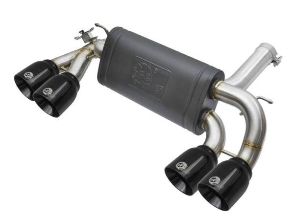 aFe - aFe MACHForce XP 3in - 2 1/2in Axle Back 304SS Exhaust w/ Black Tips 16-17 BMW M2 (f87)
