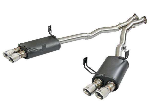 aFe - aFe MACH Force-Xp 2-1/2in 304 SS Cat-Back Exhaust w/Polished Tips 05-08 BMW Z4 M Coupe (E86) L6 3.2L