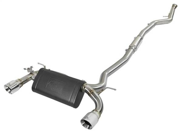 aFe - aFe MACH Force-Xp 3in 304 SS Cat-Back Exhaust w/Polished Tips 12-15 BMW 335i (F30) L6 3.0L (t) N55