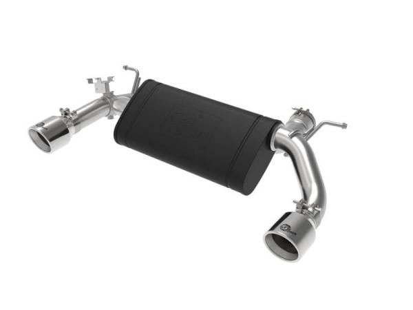 aFe - aFe MACHForce XP 3in to 2.5in 304 SS Axle-Back Exhaust w/ Polished Tips 14-16 BMW M235i