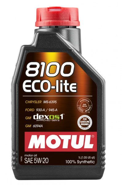 Motul - Motul Motul 8100 ECO-LITE 5W20 - 1L - Synthetic Engine Oil