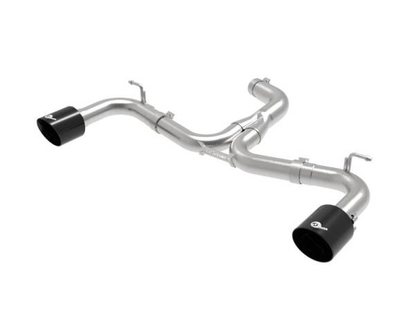 aFe - aFe 18-20 VW GTI (MK7.5) 2.0L MACH Force-Xp 3in to 2.5in 304 SS Axle-Back Exhaust System-Black Tips