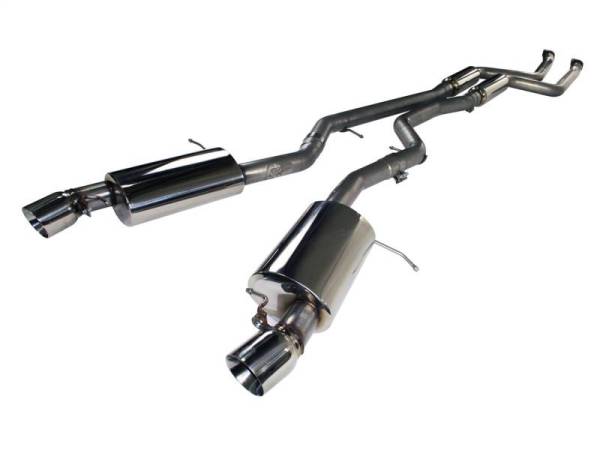 aFe - aFe MACHForce XP 11-12 BMW 335i L6-3.0L N55 E90/92 304SS 2.75in. Cat-Back Exhaust System