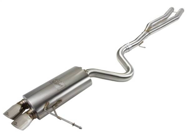 aFe - aFe MACHForce Exhaust Cat-Back SS-304 w/ Polished Tips 07-13 BMW 328i (E92/93) L6 3.0L Non-Turbo