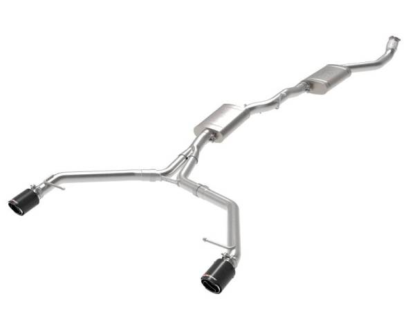 aFe - afe MACH Force-Xp 13-16 Audi Allroad L4 SS Cat-Back Exhaust w/ Carbon Tips