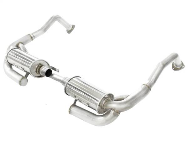 aFe - aFe MACHForce XP Exhaust Cat-Back 2in SS-304 Cat-Back Exhaust for 05-08 Porsche Boxster S (987.1) H6