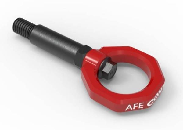 aFe - aFe Control Front Tow Hook Red BMW F-Chassis 2/3/4/M