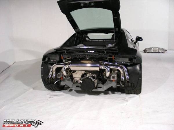 Milltek - Milltek Non-Resonated (Louder) Cat-Back Exhaust System for Audi R8 4.2L V8 FSI Quattro SSXAU181