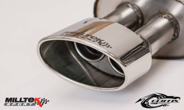 Milltek - Milltek Non-Resonated (Louder) Non-Valved Cat-Back Exhaust System w/ Polished Oval Tips for Audi B7 RS4 SSXAU117