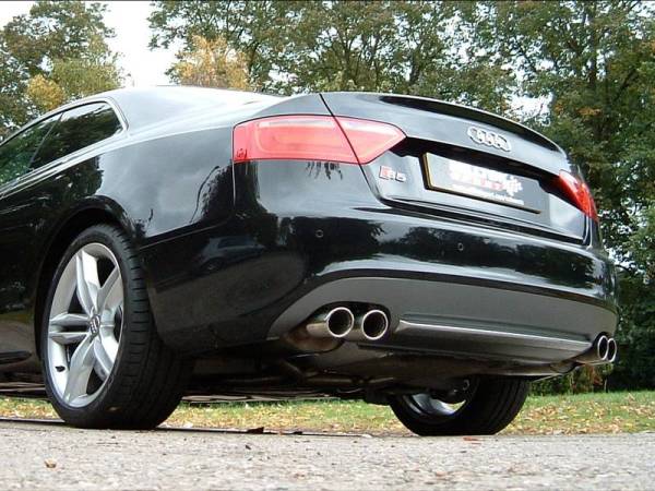 Milltek - Milltek Non-Resonated (Louder) Cat-Back Exhaust System w/ Jet Tips for Audi B8 S5 4.2L SSXAU191