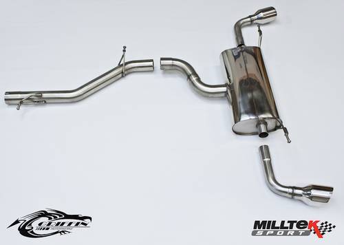 Milltek - Milltek Catback system, Dual GT-100 (Non-Resonated-Louder) for TT 3.2L Quattro SSXAU257