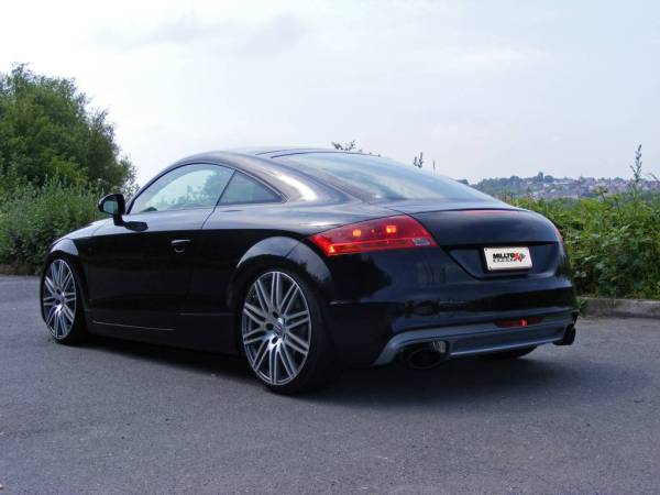 Milltek - Milltek Cat-Back Exhaust System w/ Black Oval Tips for Audi MK2 TT 2.0 TFSI FWD (TT-S Rear Valance Req.) SSXAU225