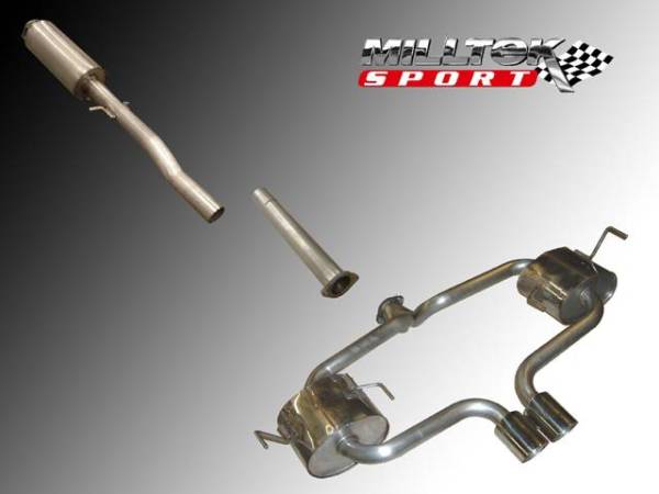 Milltek - Milltek Resonated Cat-Back Exhaust System for Cooper 1.6L Convertible (R52) SSXM008