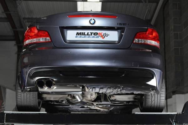 Milltek - Milltek Sport BMW 135i N54 & N55 Coupe Primary Cat-Back System, Universal Tips SSXBM945