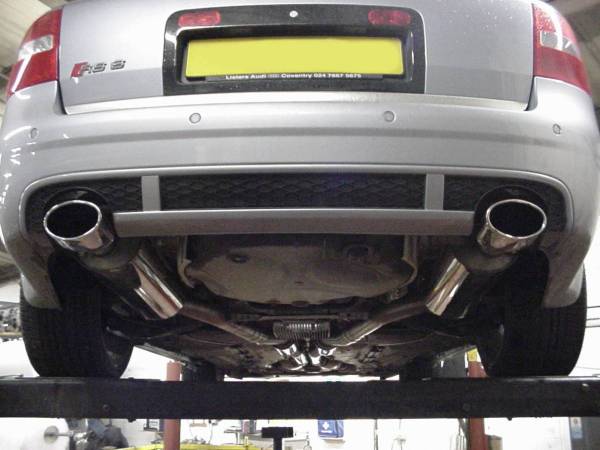 Milltek - Milltek Resonated (Quieter) Cat-Back Exhaust System w/ Polished Oval Tips for Audi RS6 V8 Bi-Turbo SSXAU354