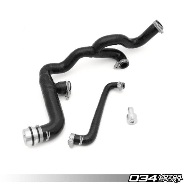 034Motorsport - 034Motorsport BREATHER HOSE KIT for MKIV VW & 8N/8L AUDI 1.8T AWD/ATC, REINFORCED SILICONE 034-101-3005