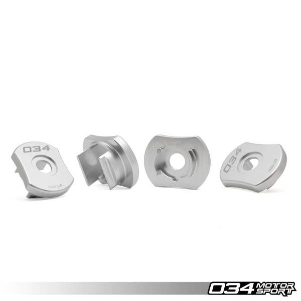 034Motorsport - 034Motorsport Rear Billet Aluminum Subframe Mount Inserts for 8V Audi A3/S3, MKIII TT/TTS, MK7 VW Golf R 034-601-0032