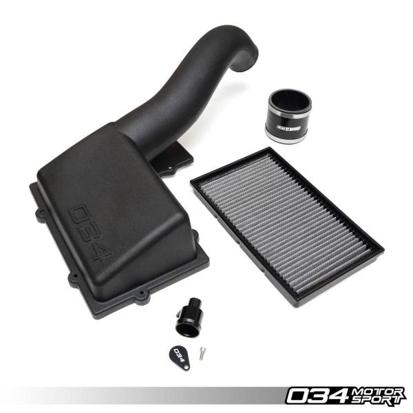 034Motorsport - 034Motorsport P34 Performance Cold Air Intake  for 8V Audi A3/S3/TT/TTS & MK7 VW Golf/GTI/R 1.8T/2.0T GEN 3 MQB 034-108-1011