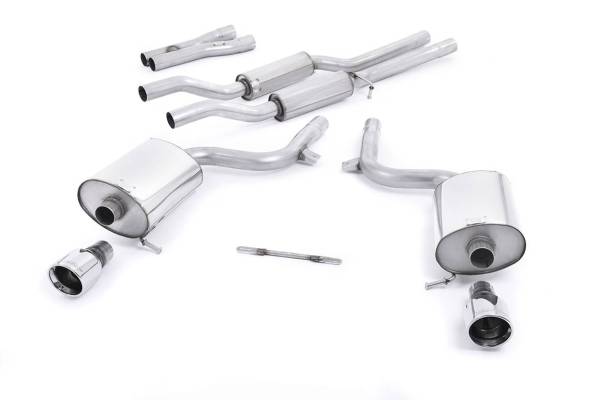 Milltek - Milltek Cat-Back Exhaust for Audi B6 A4 3.0 / S4 4.2 SSXAU100