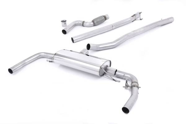 Milltek - Milltek Cat-Back Non-Resonated Valved Exhaust for Mercedes CLA-Class CLA45 AMG 2.0 Turbo SSXMZ111