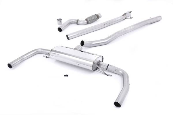 Milltek - Milltek Cat-Back Race Non-Valved (Loudest) Exhaust for Mercedes CLA-Class CLA45 AMG 2.0 Turbo SSXMZ112