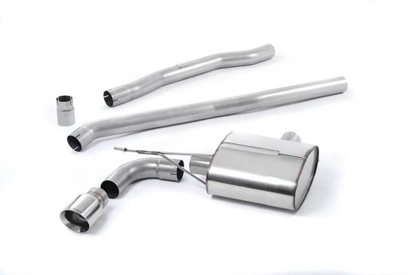 Milltek - Milltek Non-Resonated Cat-Back Exhaust, GT100 Polished Tip for F56 Mini Cooper SSXM416