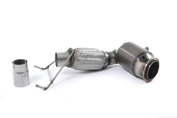 Milltek - Milltek Large Bore Downpipe and Hi-Flow Sports Cat for F56 Mini Cooper with Cat-Back Exhaust SSXM418