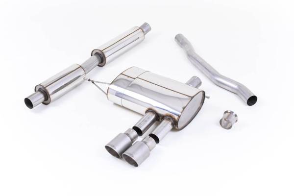 Milltek - Milltek Cat Back Resonated Exhaust with Titanium Tips for (F56) Mini Cooper S 2.0 Turbo SSXM425