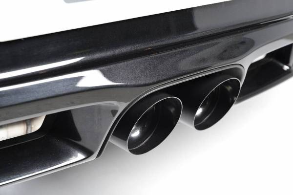 Milltek - Milltek Non-Resonated Cat-Back Exhaust for Porsche Boxster/Cayman S 3.4 987 Gen2, Ceramic Black Tips SSXPO116