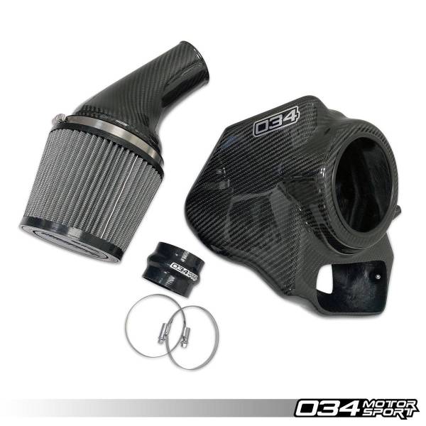 034Motorsport - 034MOTORSPORT X34 CARBON FIBER COLD AIR INTAKE for B9 AUDI S4/S5 3.0 TFSI 034-108-1013