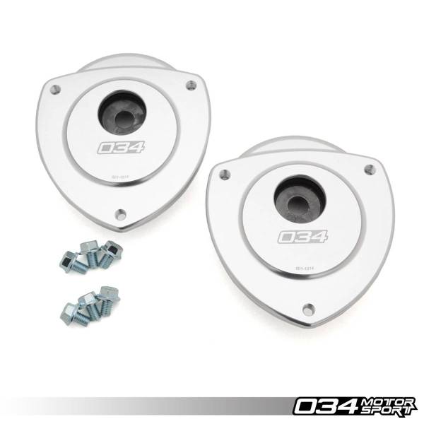 034Motorsport - 034Motorsport DYNAMIC+ CAMBER MOUNT PAIR, MKVII VOLKSWAGEN GOLF/GTI/R & 8V.5/8V/8S AUDI A3/S3/RS3, TT/TTS/TTRS (MQB) 034-601-1013