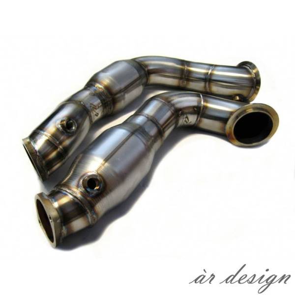 AR Design - AR Design 3" 135i / 335i N54 2007-2010 High Flow Cat Downpipes