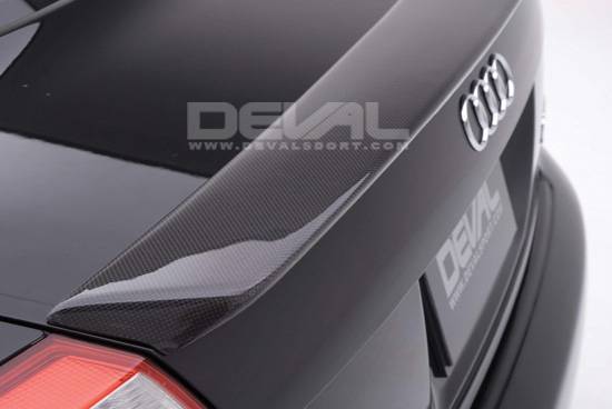 Deval - Deval  Carbon Fiber Trunk Spoiler for Audi A4 B7 Non S-line