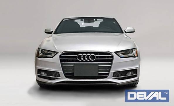 Deval - DEVAL Carbon Fiber Front Lip Spoiler for 13-16 Audi S4/A4 S-line B8.5