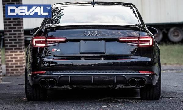 Deval - DEVAL Carbon Fiber Rear Diffuser for 2018+ Audi A4/S4 B9
