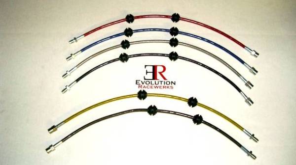 Evolution Racewerks - EvolutionRacerwerks(ER)StainlessSteelbraidedBrakelinesStandardKit